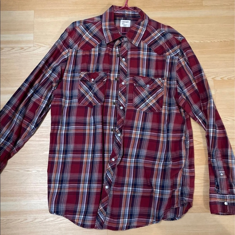 Old Navy western style button down